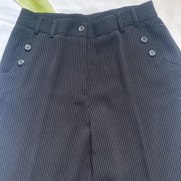 𝅺⭐️CHAPTER One Striped Wide Leg Cropped Trousers⭐️ - Picture 6 of 10